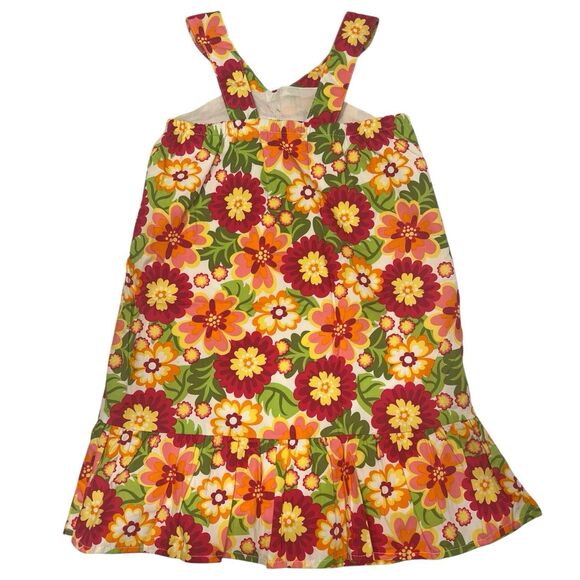 NWT Jenny & Me Toddler Girls 4T Sundress Retro Floral Cotton Crochet Y2K Summer - Picture 2 of 11
